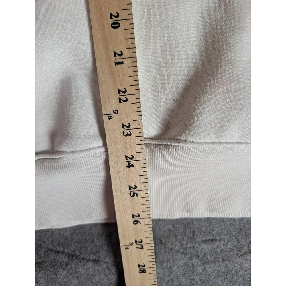 The‎ North Face Mens Cream Camo Logo Pullover Hoodie Off White Sweatshirt L